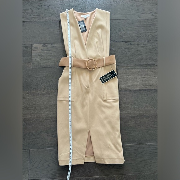 Ever New Womens Piper pinafore camel dress sz 8 - Picture 5 of 16